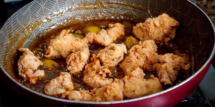 Sweet and sour chicken 4